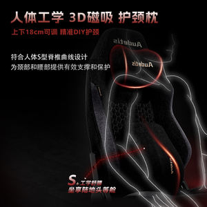 エルゴノミックレザーゲーミングチェア | 4D調整可能アームレスト | メモリフォーム | 360度回転リフトチェア | 4段ガスリフト | チェア - Product Image 5