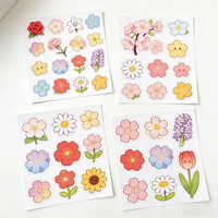 Autocollants de décoration de dessin animé coréen, impression personnalisée, autocollant de carte goo pour cadeau