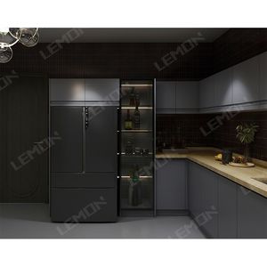 Home Furniture Kitchen <strong>Cabinet</strong> Set with Handle Big Kitchen <strong>Pantry</strong> <strong>Cabinet</strong> Storage Designs - Product Image 3