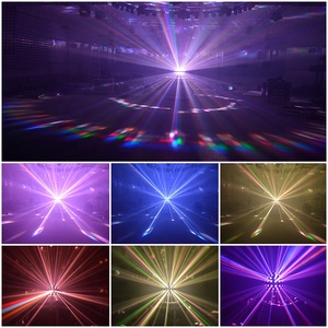 DJ Starburst simulatore di sfere a specchio magico con testa mobile Dj Light effetto luce a LED sfera di luce Multi colore per festa da discoteca - Product Image 2