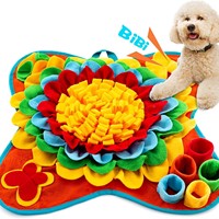 Tapis de reniflement pour chiens et chats, mangeoire lente anti-déversement, tapis d'entraînement à l'alimentation, jouet interactif de recherche de nourriture
