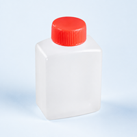 Botella de Plástico Cilíndrica de 30 ml, Grado Alimenticio, con Tapa de Rosca, para Salsas y Condimentos, Envase para Muestras de Líquidos