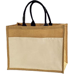 Custom Printed Jute Tote <b>Bag</b> with Manufacturer of India Kolkata West Bengal Cheap Price Nice Printing High Quality Product - Product Image 2