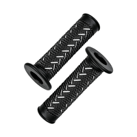 Poignées de guidon de moto en caoutchouc antidérapantes, absorbant les chocs, ajustement universel, accessoires pour Scooter, ATV, moto tout-terrain