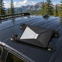 Support de fixation Starlink Mini en silicone 2-en-1 à ventouse, fixation à vide 4 points sans perçage pour toit de voiture, camping-car, bateau, voyages hors réseau