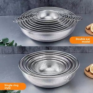 Cesta de drenaje multiusos perforada de malla fina y acero inoxidable <span class=keywords><strong>Sheng</strong></span> <span class=keywords><strong>Ke</strong></span> Xing, colador para lavar verduras y arroz - Product Image 4