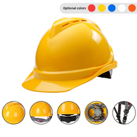 Casque de sécurité personnalisé avec logo OEM ODM, ventilé, en ABS, type V, pour équipe de entrepreneurs, projets routiers, marque privée