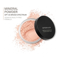 Poudre solaire minérale à étiquette privée SPF 35, poudre libre translucide fixante avec micro-poudre légère, sans huile, protection de la peau