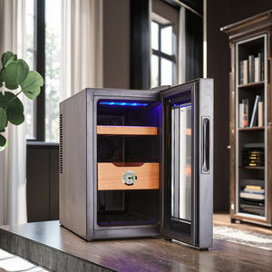 ตู้เก็บซิการ์16L อเนกประสงค์สำหรับมืออาชีพที่เก็บความชื้นไม้ซีดาร์ที่เก็บความเย็น - Product Image 4