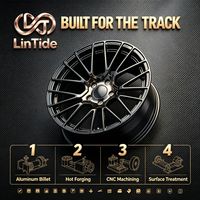 Rueda de Aluminio Cóncava Multirradio con Acabado Mecanizado para Coche de Pasajeros, Antioxidación, Disponible para Personalización a Granel