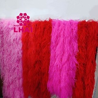Boas en plumes d'autruche épaisses 8, 10, 15, 20 plis – Écharpe en plumes pour vêtements, accessoires de danse, fêtes et costumes