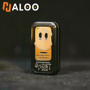 HALOOPLAYER ขายส่งของเล่นโลหะแม่เหล็ก EDC แบบสไลด์ ปืนกดคลายเครียด ของเล่นสปินเนอร์สำหรับผู้ใหญ่ แหวนสปินเนอร์ลดความเครียด - Product Image 5