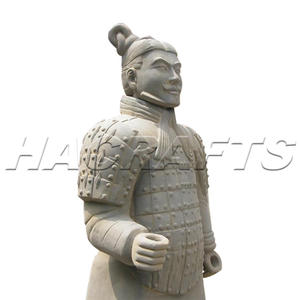<span class=keywords><strong>Soldat</strong></span> ordinaire en <span class=keywords><strong>argile</strong></span> légère figurine de guerriers en terre cuite xi'an de haute qualité à vendre - Product Image 3