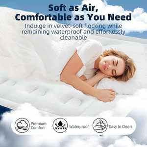 Modern <b>Double</b> <b>Size</b> Foldable Camping Self-Inflatable <b>Bed</b> with Built-in Pump <b>Air</b> Mattress for Hospital & Bedroom Use - Product Image 5