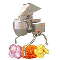 Máquina Eléctrica Industrial para Cortar y Rebanar Patatas Onduladas, Repollo, Zanahoria, Pepino, Patata Dulce y Jengibre
