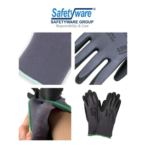 Gants de sécurité antidérapants en vrac pour la protection contre les chocs de la paume en nitrile - Product Image 4