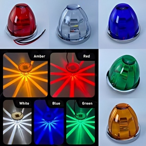 Luces LED Estilo Sandía <span class=keywords><strong>de</strong></span> Vidrio y Plástico, Ideales como Luces Laterales para <span class=keywords><strong>Camiones</strong></span>, Luces Intermitentes y Luces <span class=keywords><strong>de</strong></span> Señalización para Barcos - Product Image 3