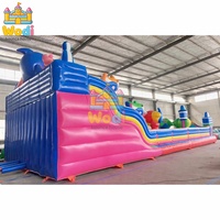 Château gonflable WODI de qualité commerciale en PVC de 0,55 mm pour adultes et enfants, idéal pour la location, robuste et durable.
