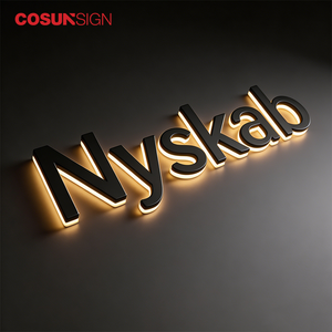 Enseigne lumineuse LED personnalisée pour magasin, éclairage halo publicitaire, enseigne lumineuse pour magasin en extérieur, nom du magasin - Product Image 4