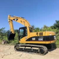 Excavatrice Caterpillar d'occasion 320C 320D 330BL 330C, pelle hydraulique sur chenilles CAT320C d'occasion, livraison rapide