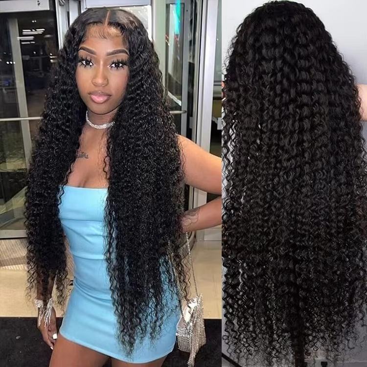 Pineapple curl wig