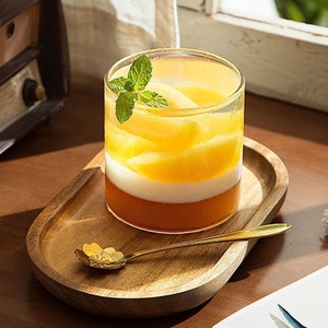 Clair Mini souris ronde Dessert bols café thé jus lait verre verres petit verre Borosilicate crème glacée pouding yaourt tasse - Product Image 4