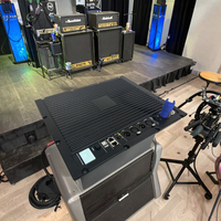 Module d'amplificateur de puissance de classe D professionnel 1600W haute puissance, type actif 2 canaux avec boîtier métallique de 18 pouces, impédance 8 ohms