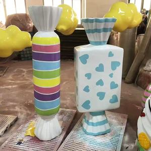 Figurine en fibre de verre, modèle de crème glacée, accessoires/affichage, sculpture extérieure/simulation de crème glacée, grande sculpture de dessert d'exposition - Product Image 5