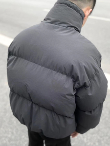 Vestes en duvet à capuche longues pour hommes Manteaux d'hiver à poches multiples pour hommes - Product Image 3