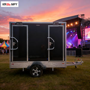 Baños Móviles de Acero de Lujo 2026, Remolque de Baño Portátil para Uso en Parques - Product Image 2