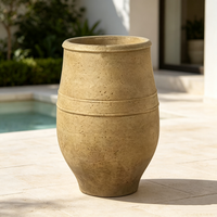 Pots de fleurs en plastique de grande taille, style rétro, faits à la main, pour la décoration de la maison et du jardin, pour balcon, vases pour fleurs en plastique