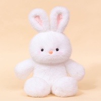 Peluche Ours Mignon qui Court, Poupée Ours Compagnon de Sommeil, Poupée Lapin qui Court