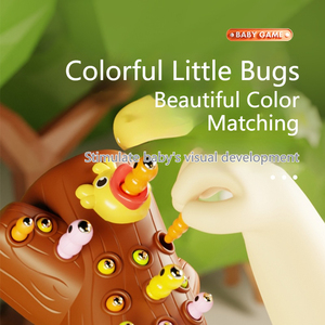 Trẻ em của đầu học tập giáo dục đồ chơi nhựa tay-mắt phối hợp từ Chim Gõ Kiến bắt côn trùng cho 3-14 năm - Product Image 6