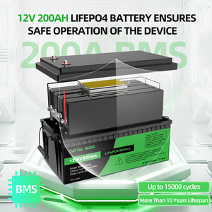 สถานีไฟฟ้าพก<span class=keywords><strong>พา</strong></span> US STOCK 12V 200ah แบตเตอรี่ลิเธียมไอออน Lifepo4 แบตเตอรี่ลิเธียมแบบ Deep Cycle ยี่ห้อ DATOU BOSS - Product Image 2
