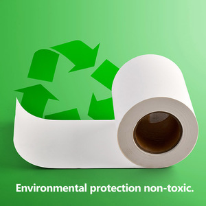 Flexography PP tổng hợp cuộn tự dính giấy trắng không thấm nước Acrylic Masking không in ấn một mặt áp lực nhạy cảm Matt - Product Image 3