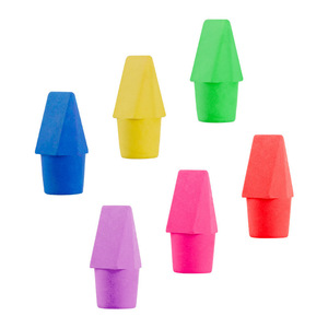 Gomme colorée Yun, pointe de remplacement pour capuchon de crayon, en matériau TPR, pour étudiants - Product Image 1