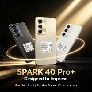 สมาร์ทโฟน Techno Spark 40 Pro+ 5G ของแท้ ปลดล็อคแล้ว หน้าจอ 7.3 นิ้ว รองรับ 2 ซิม พร้อม CPU Deca Core รองรับเครือข่าย 4G/5G - Product Image 5