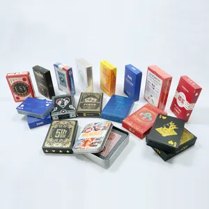 Aangepaste Duits Black Core Paper Poker Hoge Kwaliteit Afdrukken Milieuvriendelijke Papieren Speelkaarten