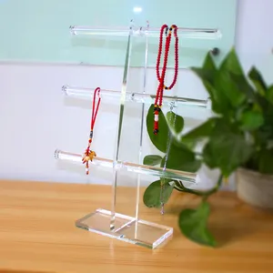Custom Acrylic Bracelet Display - Showcase Your Jewelry Collection with Style and Elegance on this Three-Tiered Display