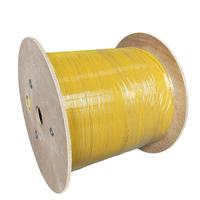 Cable de Fibra Óptica Monomodo en Rollo de 1 km FTTH, 1, 2, 4, 8, 12 Núcleos, para Comunicación Interior