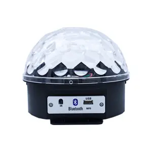 RGB Color Laser Led Ball Light KTV Club Stage Disco Party DJ Bar Dancing Magic Rotating Lamp Player Music MP3 Remote Control