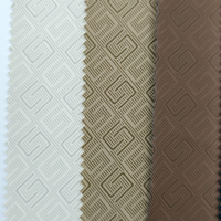 Tissu tricoté en pongé de cuir PU léger, doux au toucher, effet soie, épaisseur 0,18 mm, anti-moisissure, résistant à l'abrasion, pour la vente en gros