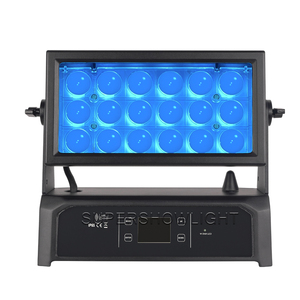 STAR-COLOR 270Z WASH ZOOM 18x15W 4 IN 1 WDMX 2.4G Wireless Outdoor <span class=keywords><strong>SGM</strong></span> P2 LED mini Wall Washer light zoom - Product Image 1