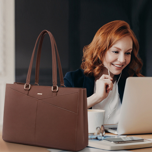 LOVEVOOK 2025 Nuova Borsa Tote di Design alla Moda per <span class=keywords><strong>Donna</strong></span>, Alta Qualità in Pelle PU, Grande Borsa a Mano Vintage, Valigetta per Laptop - Product Image 6