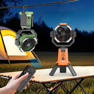 Ventilateur portable solaire sans pales, personnalisable avec logo, pour extérieur, avec lampe torche et quatre vitesses - Product Image 4