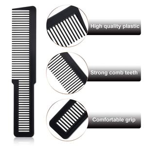 <span class=keywords><strong>Pettine</strong></span> <span class=keywords><strong>tagliacapelli</strong></span> strumento barbiere resistente al calore antistatico in carbonio con Logo personalizzato - Product Image 2