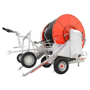 water turbine agricultural mobile watering hose reel irrigation system