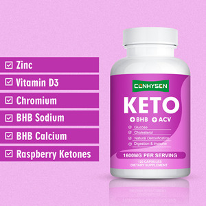 Oem ODM keto viên nang giàu bhb ACV vitamin kẽm crom hỗ trợ hiệu quả hoạt động trao đổi chất thuốc giảm cân - Product Image 3