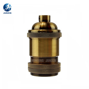Socle à douille rétro Vintage Edison E27, Vintage, <span class=keywords><strong>pour</strong></span> ampoule Led, supports de <span class=keywords><strong>lampe</strong></span> en aluminium avec suspension E26, porte-<span class=keywords><strong>lampe</strong></span> halogène en métal - Product Image 1