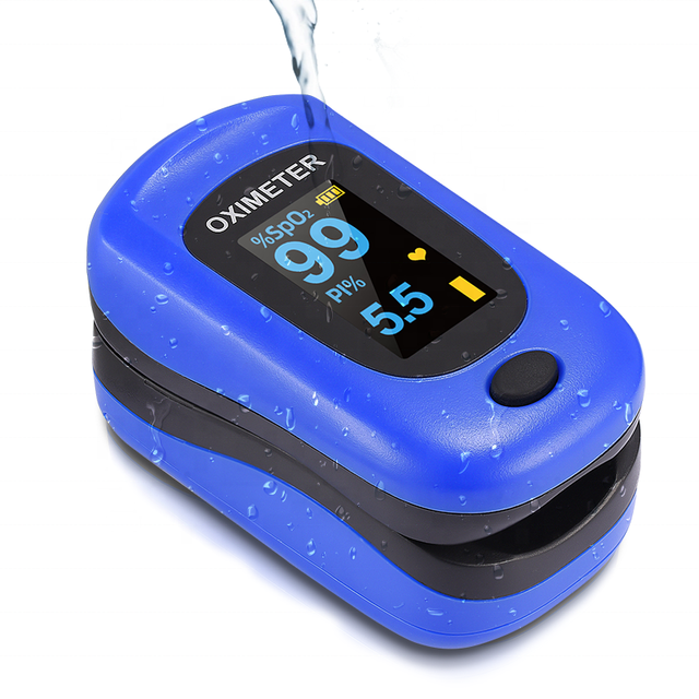 Blood Oxygen Saturation Monitor (SpO2) with Pulse Rate Measurements and Pulse Bar Graph Portable Digital Reading LED Display